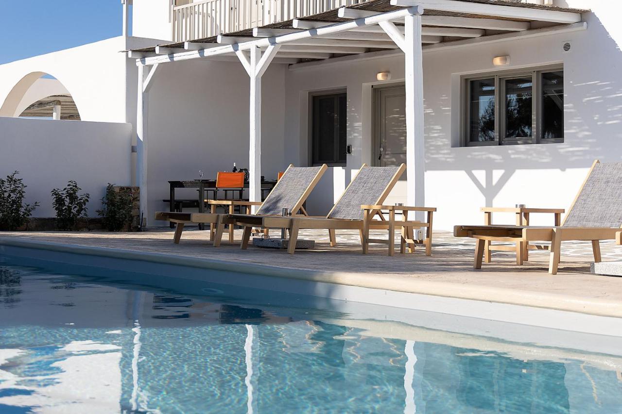 White Pearl Villa Naxos With Private Swimming Pool Naxos City Exterior foto
